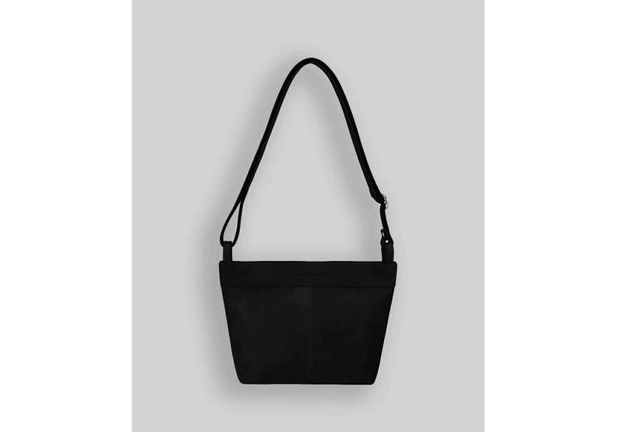 Les Ateliers Foures P100 - CUIR DE VACHETTE - NOIR les ateliers foures-pandore-petit  sac seau Sac porté main