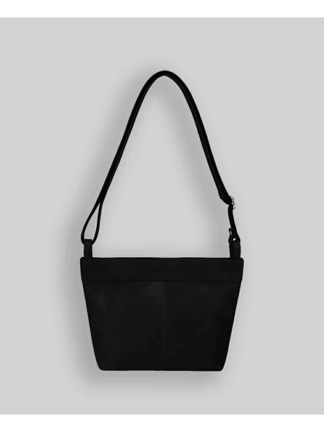 Les Ateliers Foures P100 - CUIR DE VACHETTE - NOIR les ateliers foures-pandore-petit  sac seau sacs-a-mains