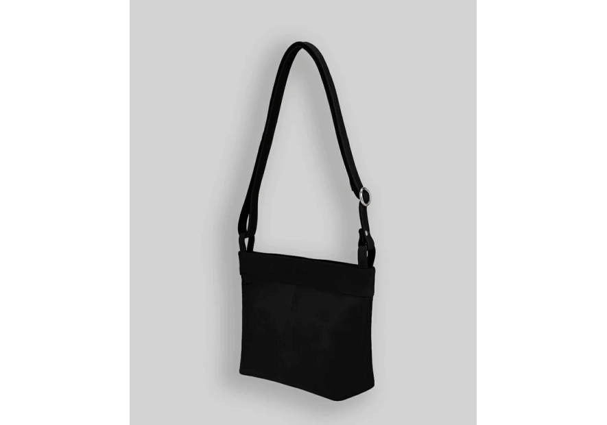 Les Ateliers Foures P100 - CUIR DE VACHETTE - NOIR les ateliers foures-pandore-petit  sac seau Sac porté main