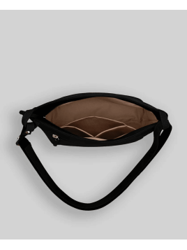 Les Ateliers Foures P100 - CUIR DE VACHETTE - NOIR les ateliers foures-pandore-petit  sac seau Sac porté main