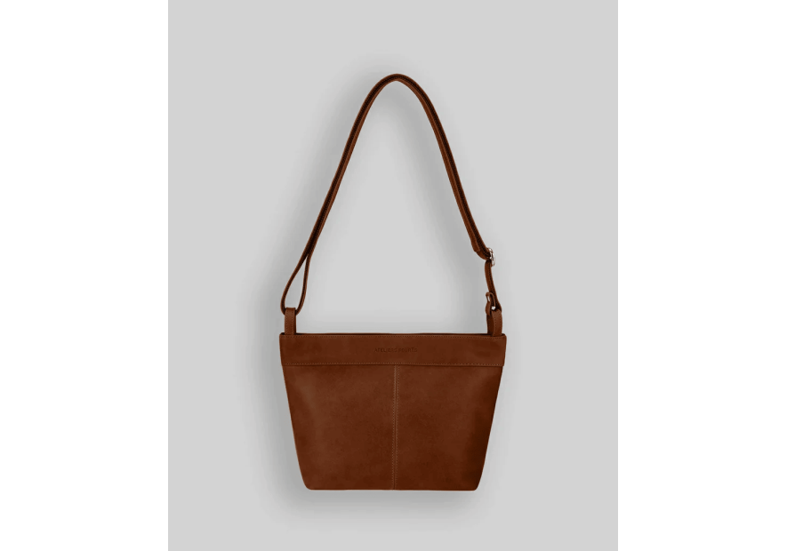 Les Ateliers Foures P100 - CUIR DE VACHETTE - FAUVE les ateliers foures-pandore-petit  sac seau Sac porté main