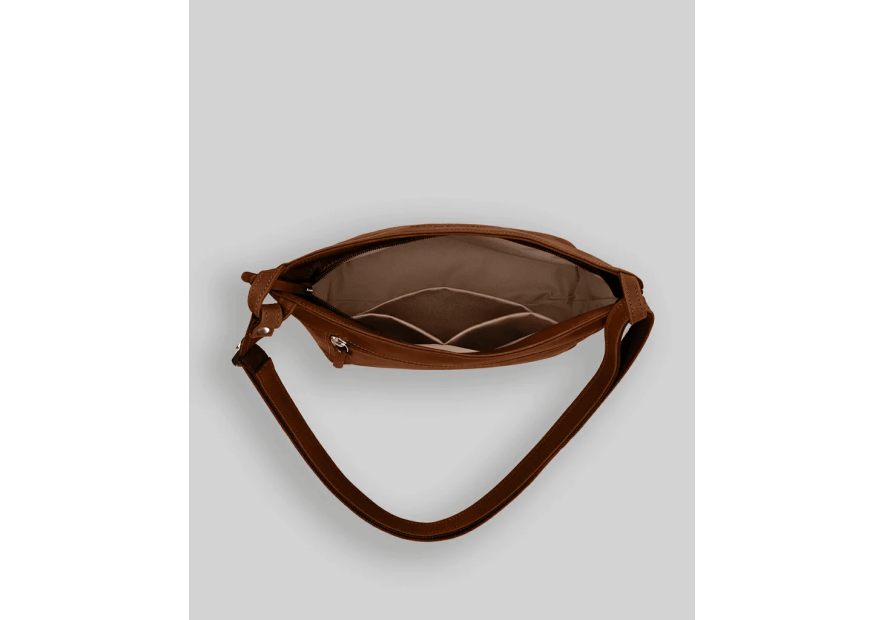 Les Ateliers Foures P100 - CUIR DE VACHETTE - FAUVE les ateliers foures-pandore-petit  sac seau Sac porté main