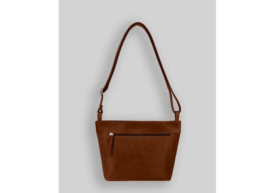 Les Ateliers Foures P100 - CUIR DE VACHETTE - FAUVE les ateliers foures-pandore-petit  sac seau Sac porté main