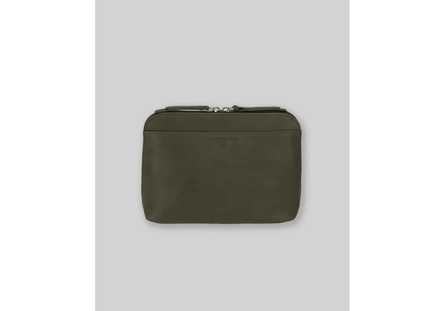 Les Ateliers Foures B729 - CUIR DE VACHETTE - KAKI fourès baroudeuse trotteur s Sac business