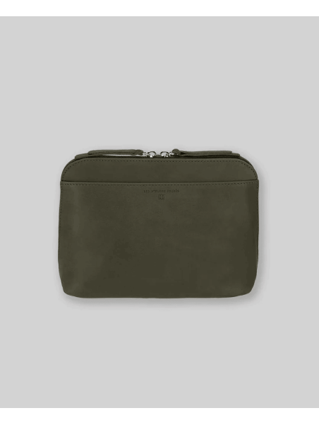 Les Ateliers Foures B729 - CUIR DE VACHETTE - KAKI fourès baroudeuse trotteur s Sac business