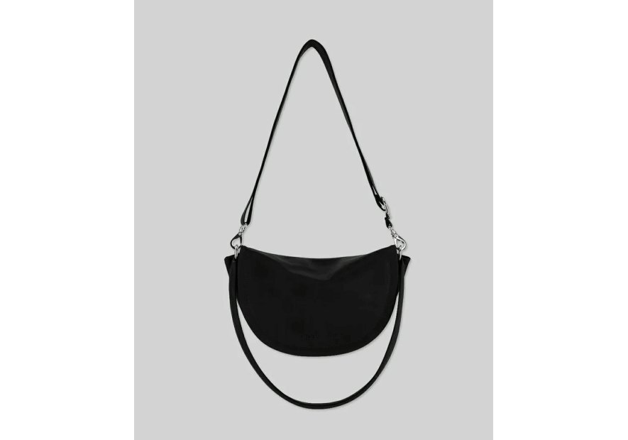 Les Ateliers Foures T300 - CUIR DE VACHETTE - NOIR les ateliers fourès- atalante- sac demi lune Sac business