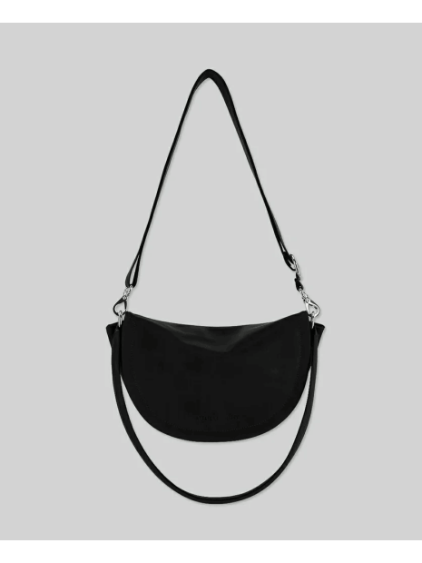 Les Ateliers Foures T300 - CUIR DE VACHETTE - NOIR les ateliers fourès- atalante- sac demi lune sacs-a-mains