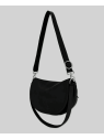 Les Ateliers Foures T300 - CUIR DE VACHETTE - NOIR les ateliers fourès- atalante- sac demi lune sacs-a-mains
