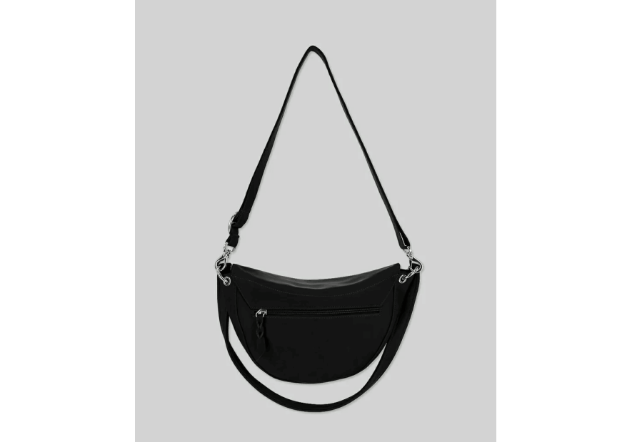 Les Ateliers Foures T300 - CUIR DE VACHETTE - NOIR les ateliers fourès- atalante- sac demi lune Sac business