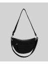 Les Ateliers Foures T300 - CUIR DE VACHETTE - NOIR les ateliers fourès- atalante- sac demi lune sacs-a-mains
