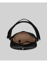Les Ateliers Foures T300 - CUIR DE VACHETTE - NOIR les ateliers fourès- atalante- sac demi lune sacs-a-mains