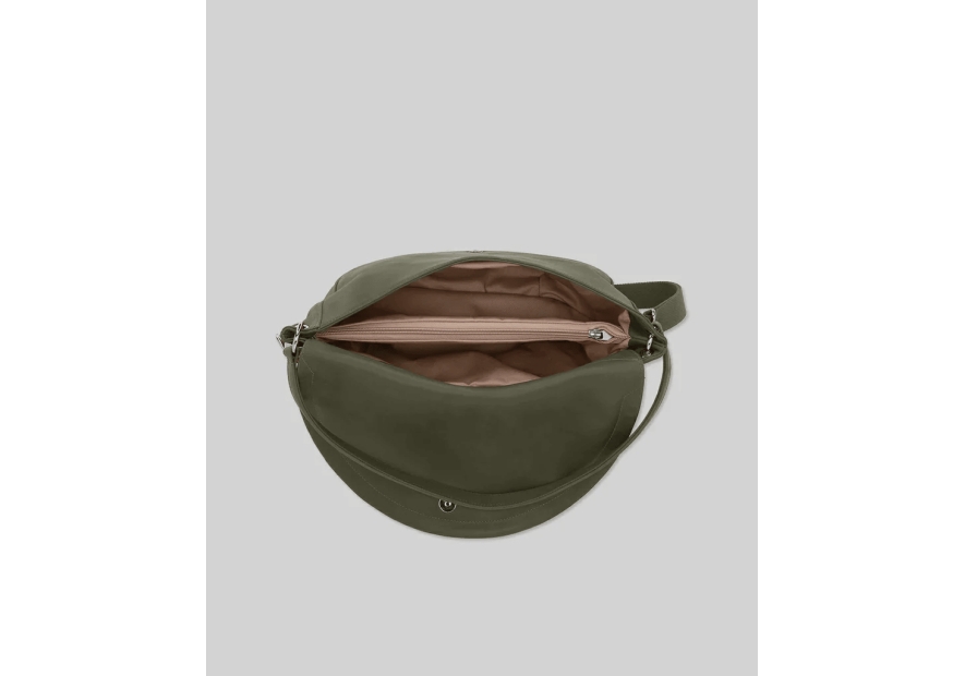 Les Ateliers Foures T500 - CUIR DE VACHETTE - KAKI les ateliers fourés- atalante- sac demi lune Sac business