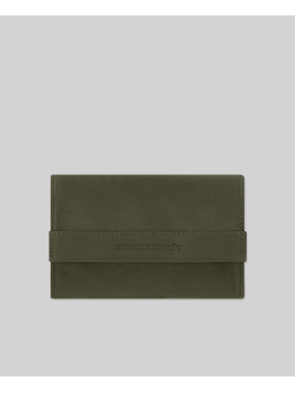 Les Ateliers Foures B55. - CUIR DE VACHETTE - KAKI les ateliers fourès- baroudeuse- porte monnaie Porte-monnaie Femme