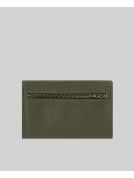 Les Ateliers Foures B55. - CUIR DE VACHETTE - KAKI les ateliers fourès- baroudeuse- porte monnaie Porte-monnaie Femme