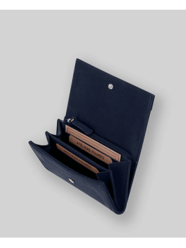 Les Ateliers Foures B55. - CUIR DE VACHETTE - NUIT les ateliers fourès- baroudeuse- porte monnaie Porte-monnaie Femme