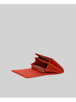 Les Ateliers Foures B55. - CUIR DE VACHETTE - ORANGE les ateliers fourès- baroudeuse- porte monnaie Porte-monnaie Femme