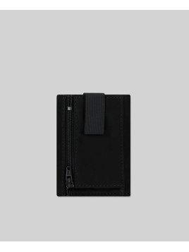 Les Ateliers Foures 920. - CUIR DE VACHETTE - NOIR portefeuille elastic baroudeur thasos Portefeuilles