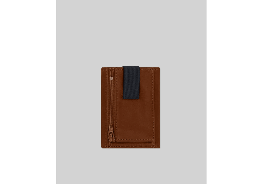 Les Ateliers Foures 920. - CUIR DE VACHETTE - FAUVE portefeuille elastic baroudeur thasos Portefeuilles