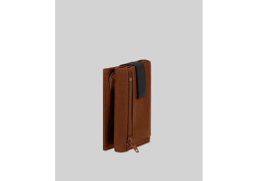 Les Ateliers Foures 920. - CUIR DE VACHETTE - FAUVE portefeuille elastic baroudeur thasos Portefeuilles
