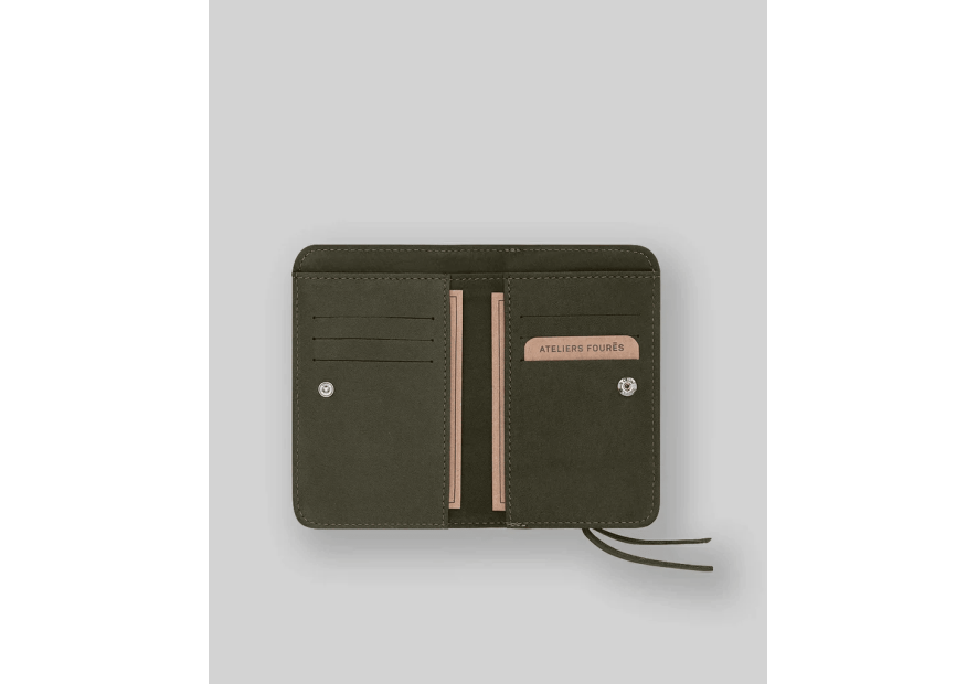 Les Ateliers Foures B53 portefeuille femme dos à dos baroudeuse m Portefeuille Homme