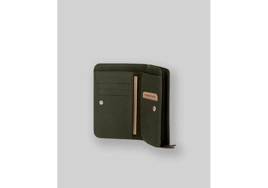 Les Ateliers Foures B53 portefeuille femme dos à dos baroudeuse m Portefeuille Homme