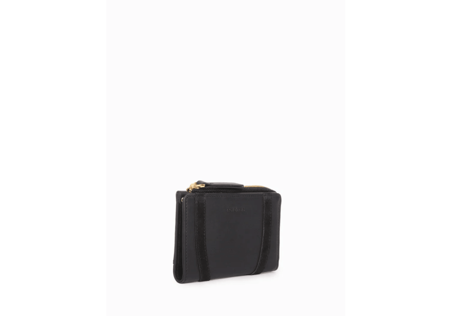 Nat & Nin ROZA - CUIR DE VACHETTE - NOIR nat&nin-roza-porte monnaie et cartes Porte-monnaie