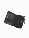 Nat & Nin ROZA - CUIR DE VACHETTE - NOIR portefeuille femme zip et cartes roza nat&nin porte-monnaie-femme