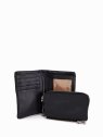 Nat & Nin JOYCE - CUIR DE VACHETTE - NOIR portefeuille porte monnaie amovible joyce nat&nin porfefeuille