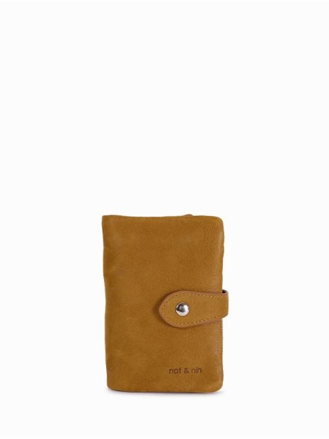 Nat & Nin JOYCE - CUIR DE VACHETTE - EPICE portefeuille porte monnaie amovible joyce nat&nin porfefeuille