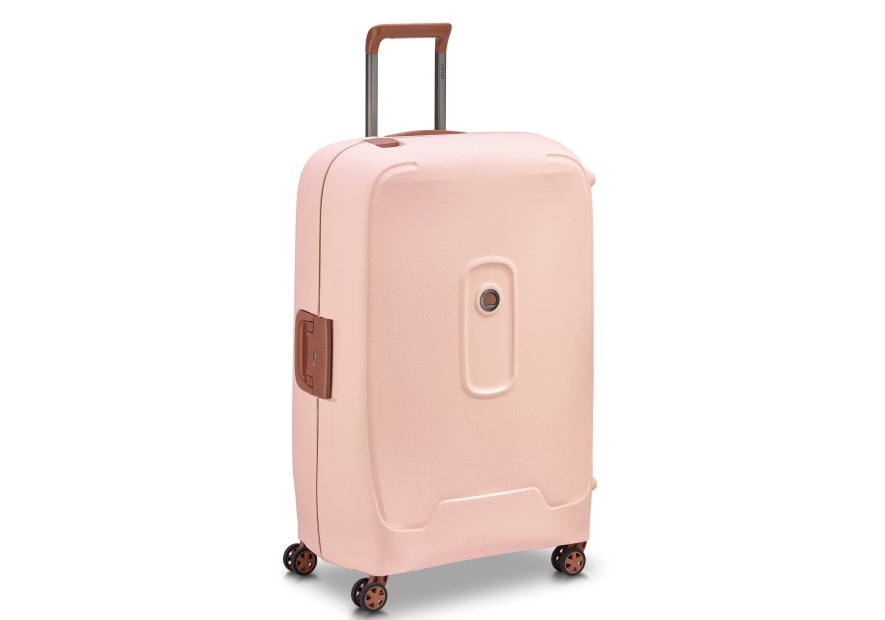 Delsey 3844821 - POLYPROPYLÈNE - ROSE - Moncey - VALISE TROLLEY 4 DOUBLES ROUES 76 CM Valises