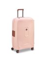Delsey 3844821 - POLYPROPYLÈNE - ROSE Moncey - VALISE TROLLEY 4 DOUBLES ROUES 76 CM valise