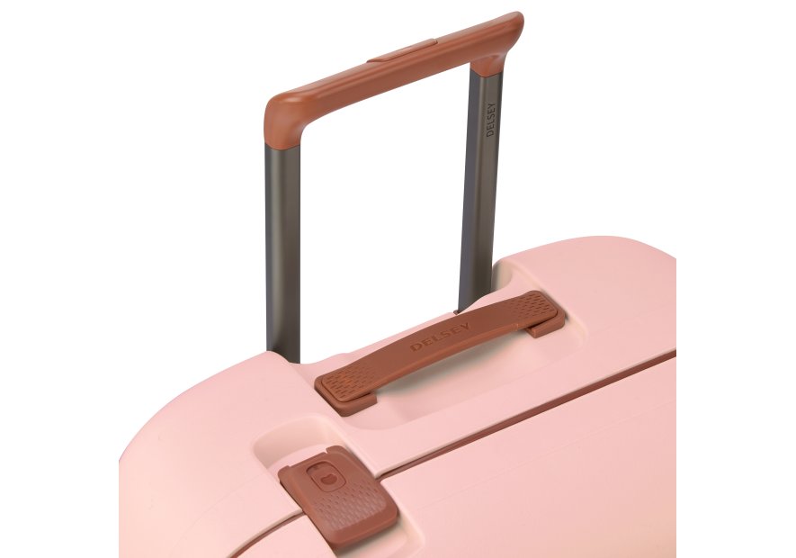 Delsey 3844821 - POLYPROPYLÈNE - ROSE - Moncey - VALISE TROLLEY 4 DOUBLES ROUES 76 CM Valises
