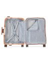 Delsey 3844803 - POLYPROPYLÈNE - ROSE MONCEY - VALISE TROLLEY CABINE SLIM 4 DOUBLES ROUES 55 CM valise-cabine