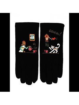 Quand les poules auront des gants GTA - POLYAMIDE - COUCOU gants femme taille unique quand les poules auront gants femme tu