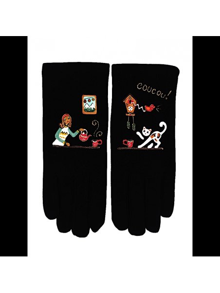 Quand les poules auront des gants GTA - POLYAMIDE - COUCOU gants femme taille unique quand les poules auront gants femme tu