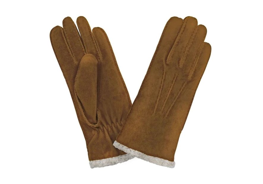 Glove Story 71093BE gants femme cuir retourné doublé acrylique gants femme pmg