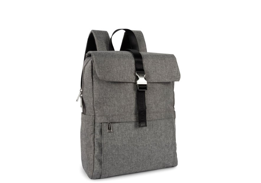Lancaster 305-29 - POLYESTER - GRIS lancaster- smart- sac à dos toile Maroquinerie