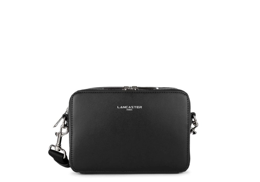 Lancaster 312-21 - CUIR DE VACHETTE - NOIR lancaster - paris homme - sac horizontal l Sac business