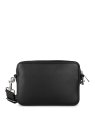 Lancaster 312-21 - CUIR DE VACHETTE - NOIR sac homme horizontal paris homme lancaster sac-h-zip