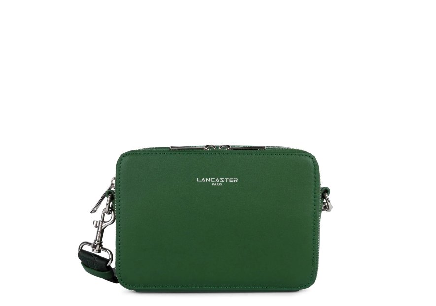 Lancaster 312-21 - CUIR DE VACHETTE - VERT lancaster - paris homme - sac horizontal l Sac business
