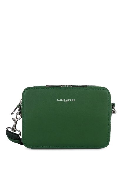 Lancaster 312-21 - CUIR DE VACHETTE - VERT lancaster - paris homme - sac horizontal l Sac business