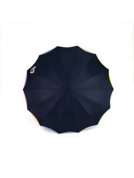 Maison Pierre Vaux VX-970 parapluie canne doublé multicolore vaux auto canne mixte