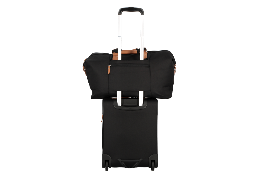 JUMP 8265CR - NYLON ET CUIR - NOIR jumpe-etretat-sac de voyage 55cm Sacs de voyage