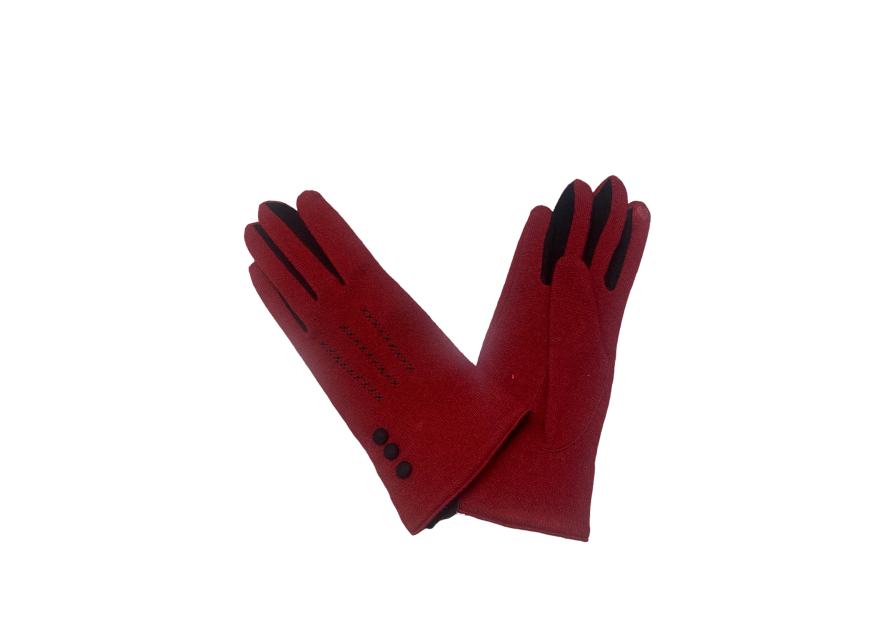 Glove Story 31161NF - LAINE/NYLON - BORDEAUX glove story gant femme Gants