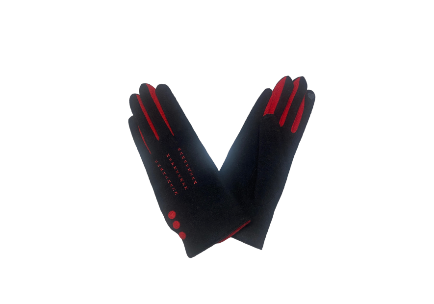 Glove Story 31161NF - LAINE/NYLON - NOIR - 1 glove story gant femme Gants