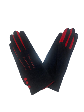 Glove Story 31161NF - LAINE/NYLON - NOIR - 1 glove story gant femme Gants