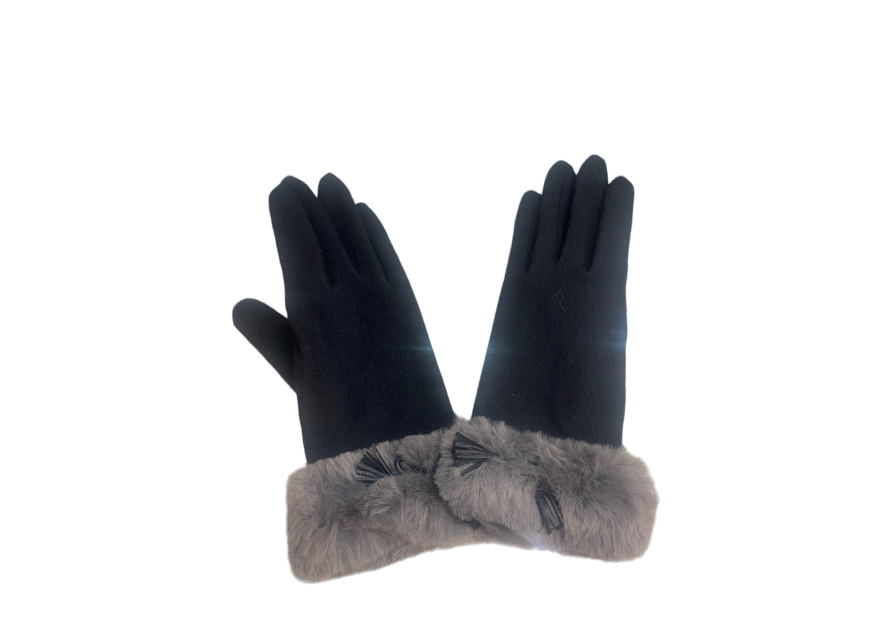 Glove Story 31168NF glove story-gants laine-manchette gants femme