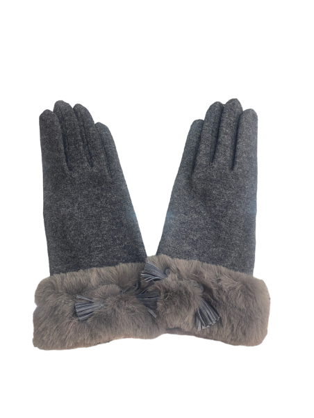 Glove Story 31168NF glove story-gants laine-manchette gants femme