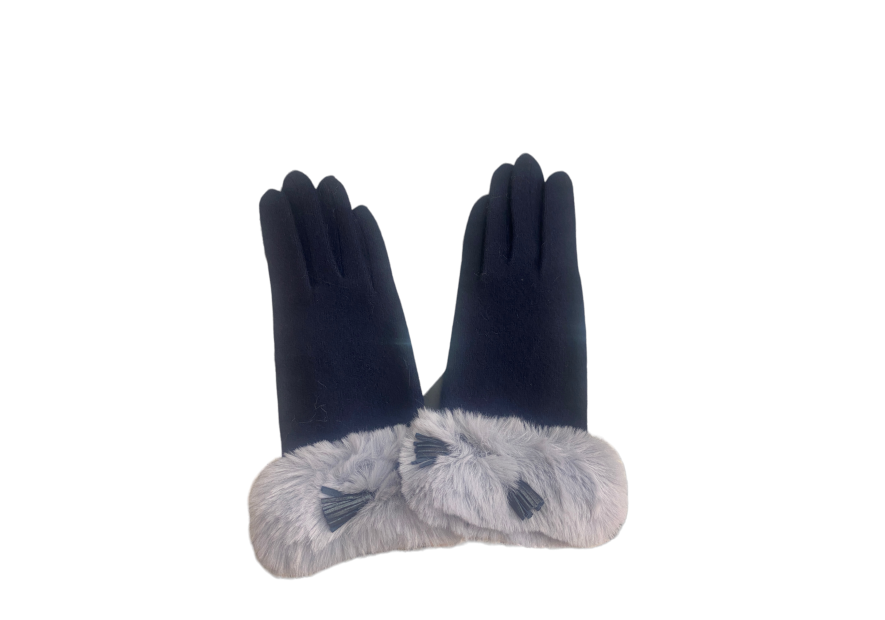 Glove Story 31168NF glove story-gants laine-manchette gants femme