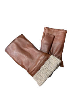 Glove Story 21541BA - CUIR D'AGNEAU - CORK - glove story mitaine cuir Gants